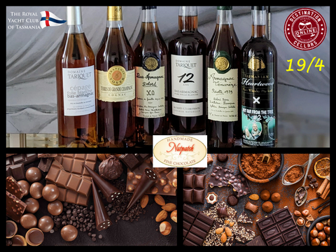 Cognac & Armagnac and Chocolate Matching Event 19/4/'24 at RYCT