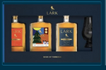Lark Single Malt Whisky and Glencairn Glass Gift Pack 3 x 100ml