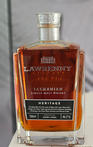 Lawrenny Heritage Single Malt Whisky 46.2% ABV 700ml