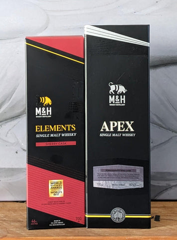 M&H Israeli Single Malt Whisky Twin Pack 2 x 700ml