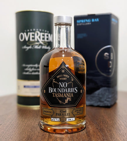No Boundaries Tasmania Overeem/Spring Bay Release Batch 2 Bourbon Cask Peat Smoked Blended Malt Whisky 46.1% ABV 500ml