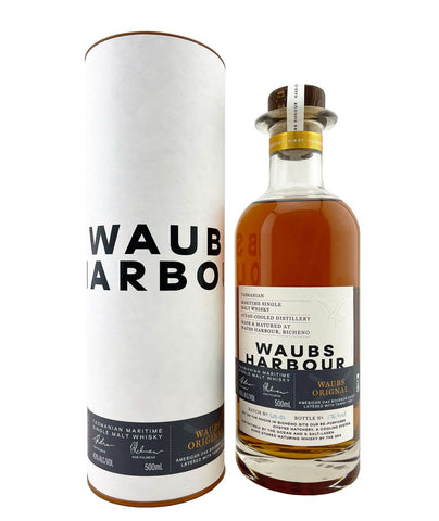 Waubs Harbour Distillery Original Tasmanian Single Malt Whisky 43% abv 500ml
