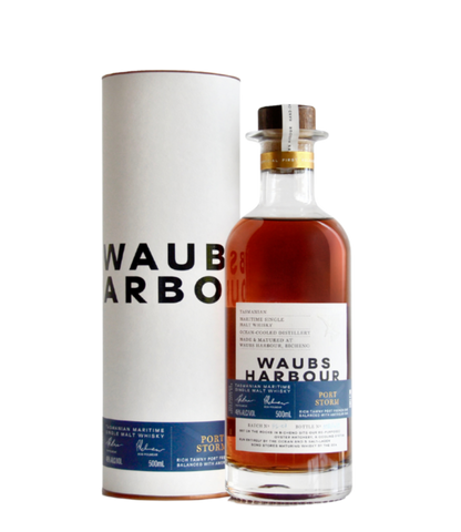 Waubs Harbour Distillery Port Storm Tasmanian Single Malt Whisky 48% abv 500ml