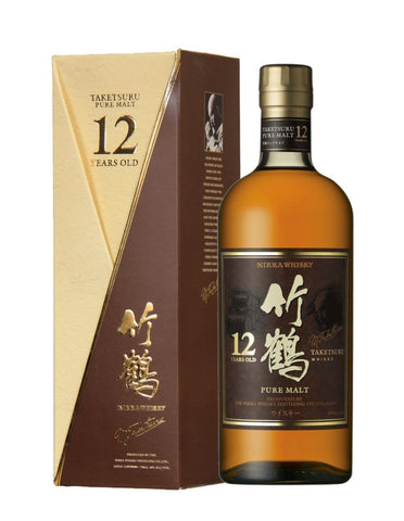 Nikka Taketsuru 12 Year Old Pure Malt Blended Japanese Whisky 40% ABV 700ml