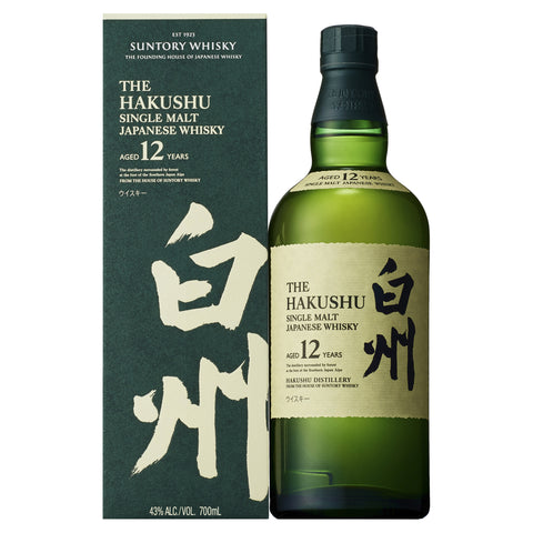Hakushu 12 Year Old Single Malt Whisky 43% 700ml