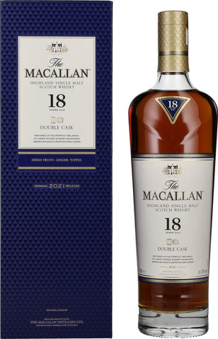 The Macallan Double Cask 18 Year Old Single Malt Whisky 43% ABV 700ml