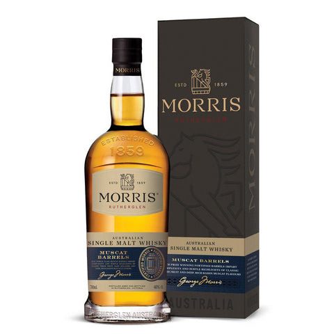 Morris Rutherglen Muscat Barrel Australian Single Malt Whisky 46% abv 700ml