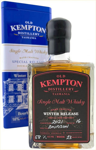 Old Kempton Winter Release 2021 Single Malt Whisky 58% abv 500ml